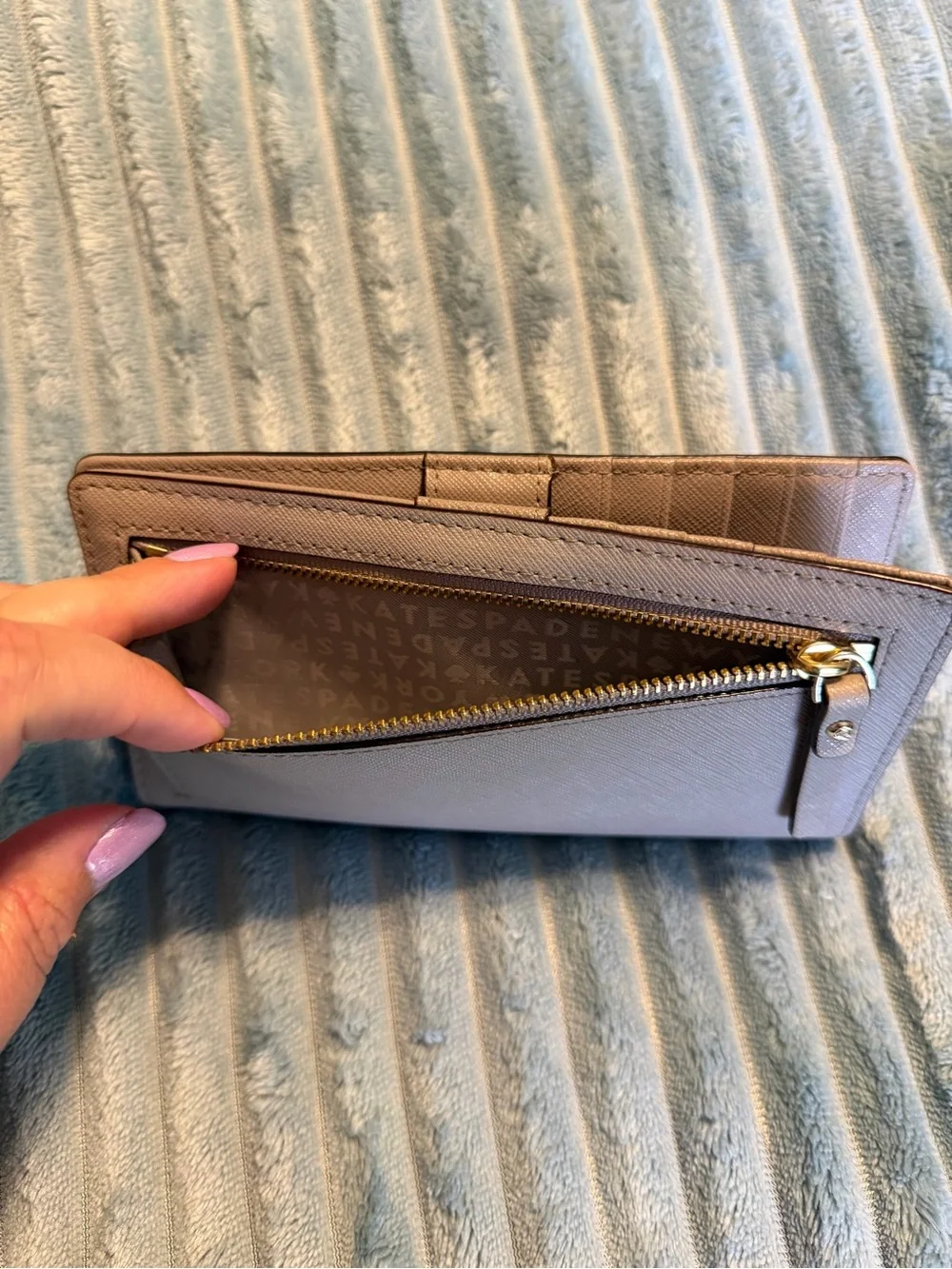 Kate Spade New York Grey/Taupe Wallet